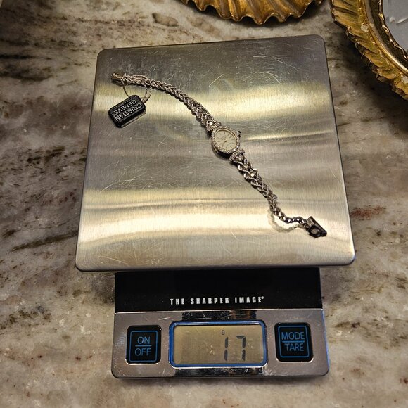 RARE CLASSIC CRISTIAN GENEVE DIAMOND 14K WHITE GOLD ROPE QUARTZ MOVEMENT WATCH - Picture 15 of 16